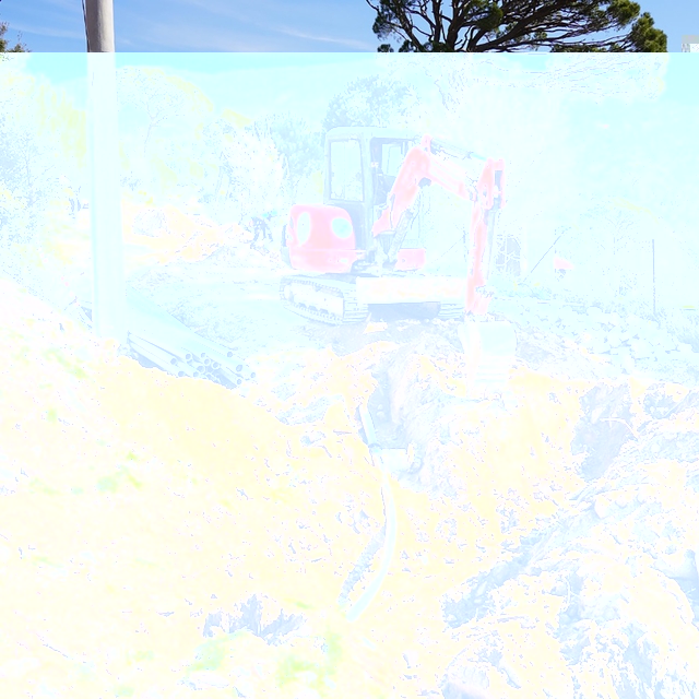 Kavaklıdere Çamlıyurt Mahallesi'nde içme suyu iletim hattı yenilendi