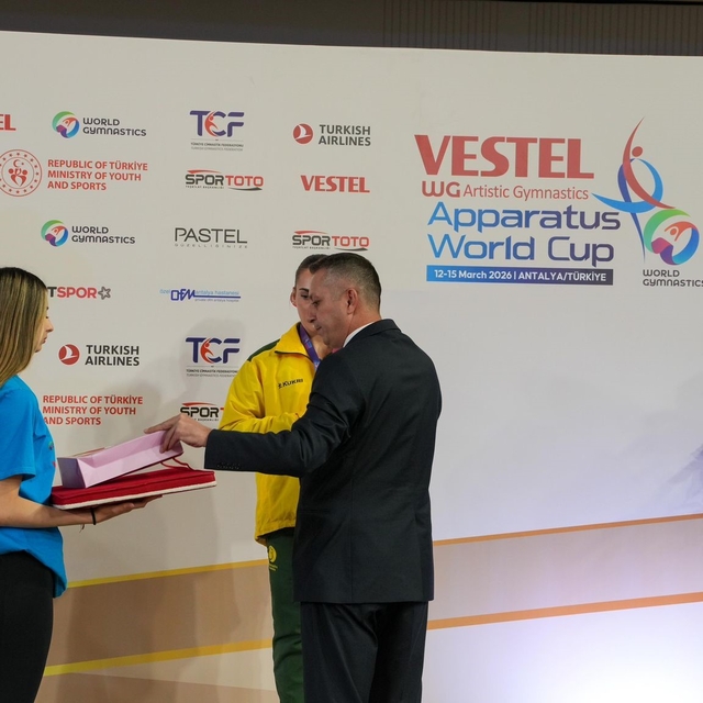 Niğdeli cimnastikçiler Dünya Kupası heyecanını yerinde yaşadı