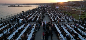 Tekirdağ'da 11 bin kişi birlikte iftar yaptı