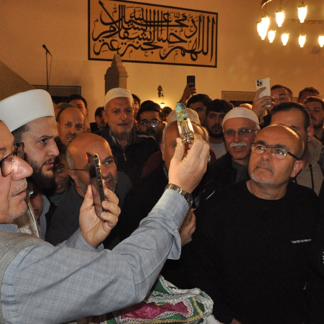 Keşan'da Sakal-ı Şerif tarihi camide ziyarete açıldı