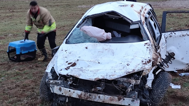 Afşin-Göksun karayolunda kaza: 2 yaralı