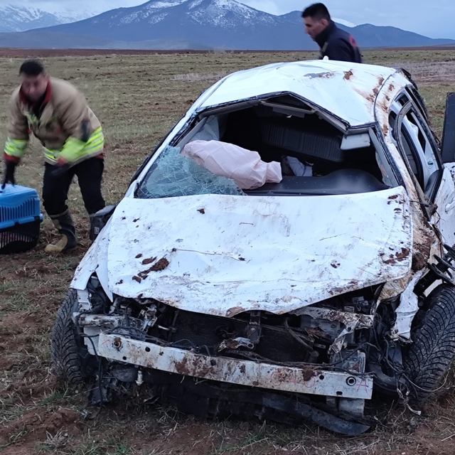 Afşin-Göksun karayolunda kaza: 2 yaralı