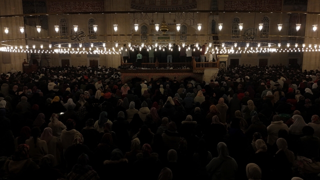 Selimiye Camii Kadir Gecesi'nde doldu taştı