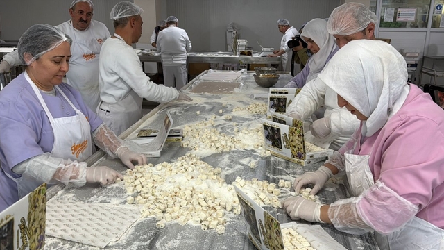 Safranbolu'nun meşhur lokumcularında bayram telaşı