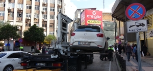 Hatalı park yapan 150 araca ceza yağdı