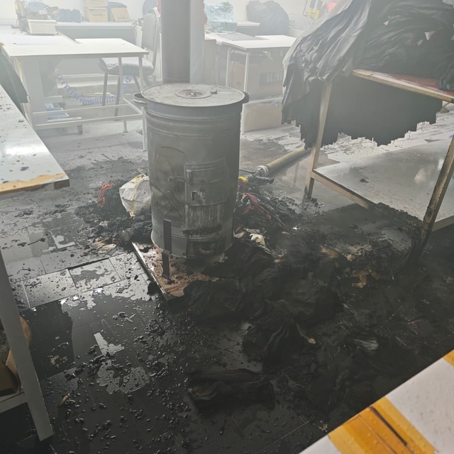 Bilecik'te bir tekstil atölyesinde çıkan yangın korkuttu