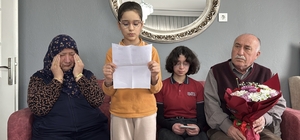 Zonguldak'ta öğrenciler şehit ailelerine mektup yazdı