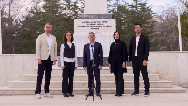 Aksaray'daki öğretmenlerden 'Geçilmedi Çanakkale' klibi