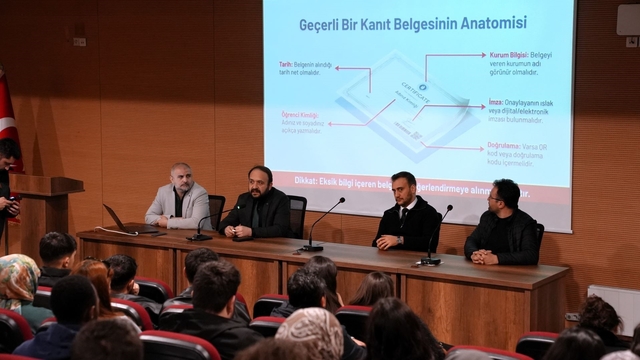 KBÜ'de Öğrenci Buluşmaları programı gerçekleşti