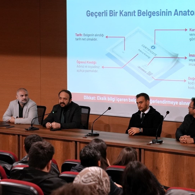 KBÜ'de Öğrenci Buluşmaları programı gerçekleşti