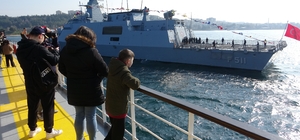 Ziyarete açılan TCG Heybeliada misafirlerini mest etti