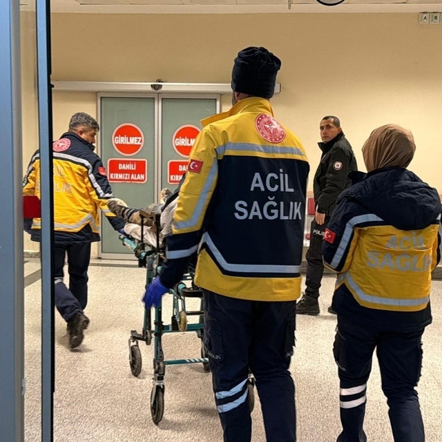 Kazara kendini vuran şahıs yaralandı