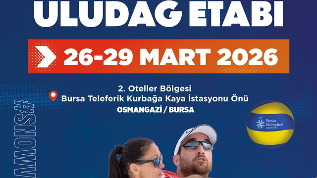 Uludağ İçecek Türk A.Ş., Uludağ'da düzenlenecek 2026 FIVB Kar Voleybolu Dünya Turu'nun sponsoru oldu