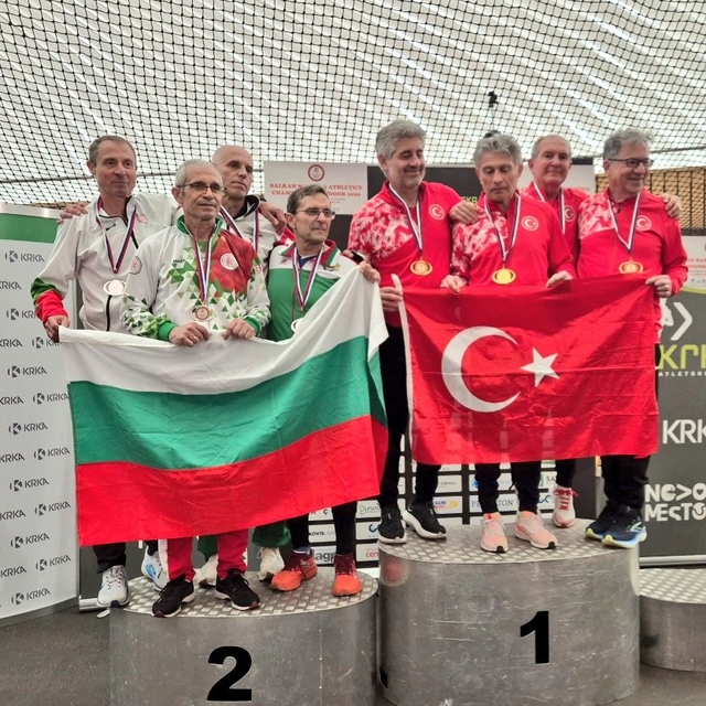 65 yaşındaki Denizlili atlet üç altın madalya yurda döndü