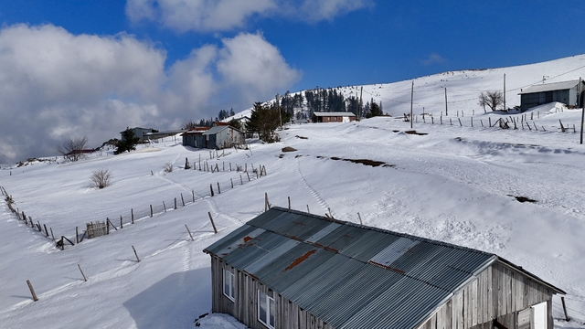Düzce'nin zirvesi Kardüz'den muhteşem görüntüler