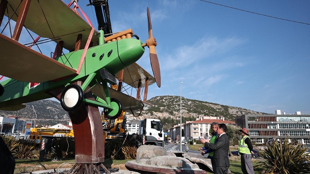 İsmet Tayyaresi yeniden Muğla'nın kalbine yerleştirildi