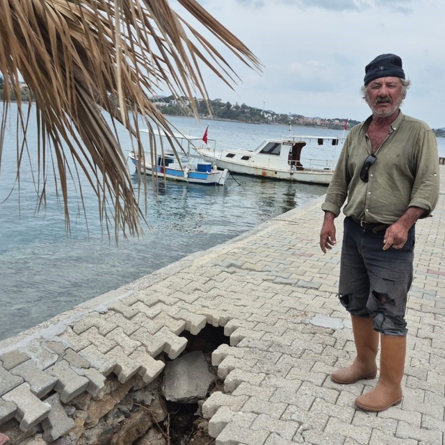 Datçalı balıkçıdan belediyeye tepki