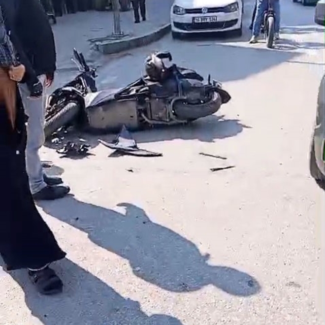 Bursa'da ani dönüş kazaya neden oldu: 1 kişi yaralandı