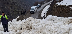 Çatak'ta çığ düştü: 1 mahalle ve 8 mezraya ulaşımı sağlanamıyor