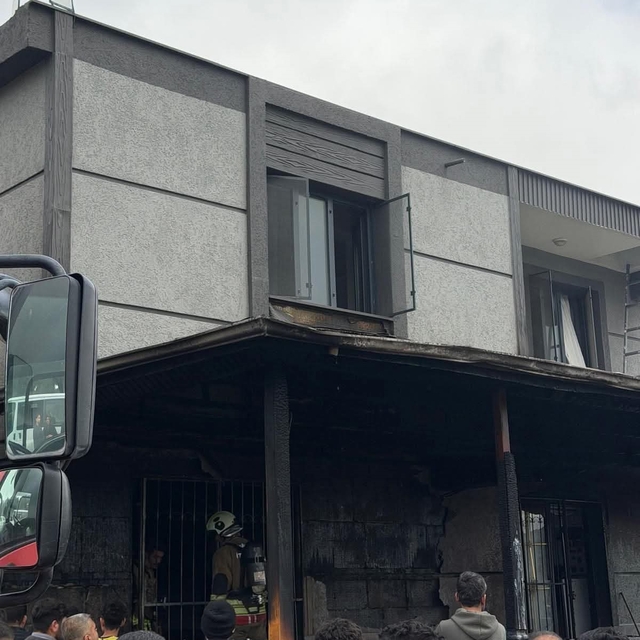 Antakya'da ev yangını