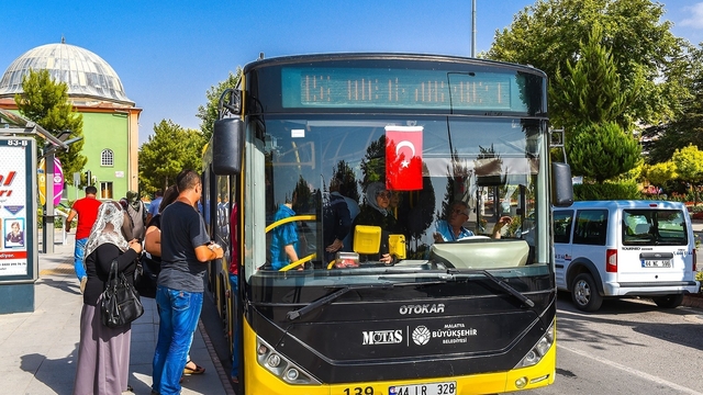 Malatya'da bayram süresince ulaşım ücretsiz