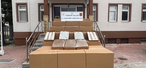 Kırşehir'de 4 milyon 95 bin TL'lik kaçak makaron ele geçirildi