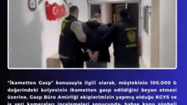 Bingöl'de hırsızlık yapan şüpheli tutuklandı
