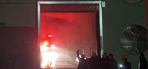 Tekirdağ'da fabrika yangını büyümeden söndürüldü