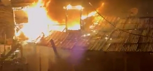 Bolu’da tek katlı ev küle döndü