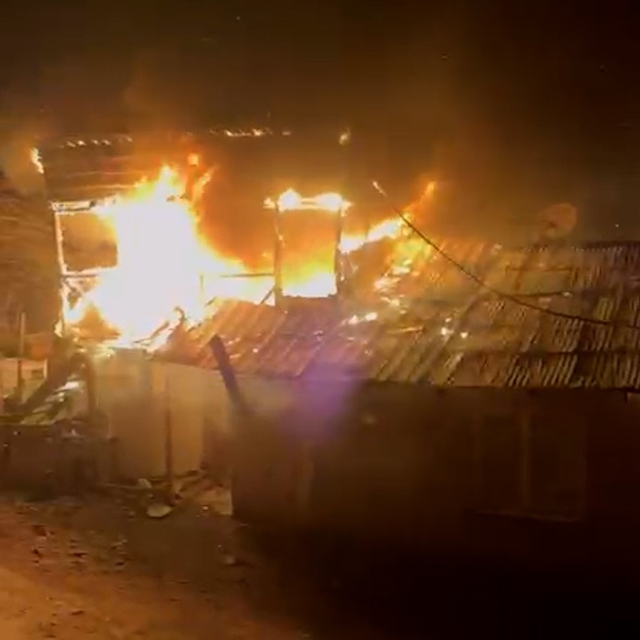 Bolu'da tek katlı ev küle döndü