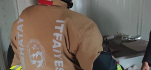 Kumlu'da ev yangını