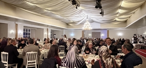 Biga'da muhtarlar iftarda bir araya geldi