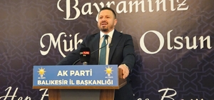 Balıkesir’de AK Parti bayramlaştı Başkan Aydemir: "20 ilçemizde kimseyi yalnız bırakmadık"