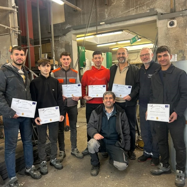 Yenipazarlı genç ustalar Avrupa'dan döndü