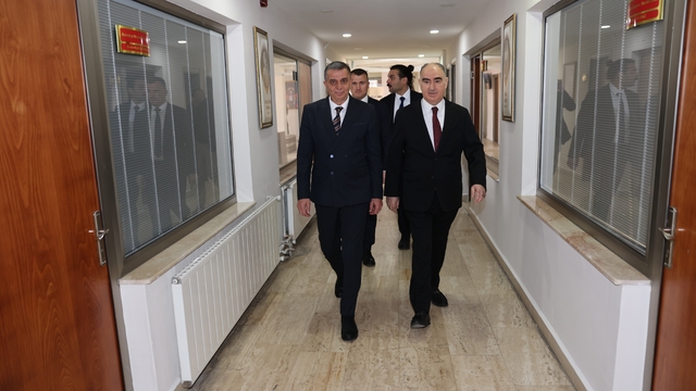 Vali Özkan ve Başkan Şimşek yatırımlar hakkında fikir alışverişi yaptı