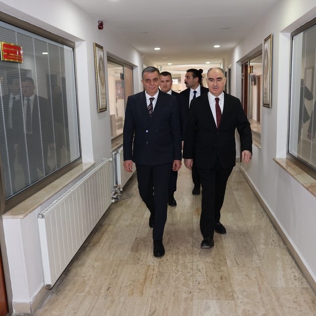 Vali Özkan ve Başkan Şimşek yatırımlar hakkında fikir alışverişi yaptı