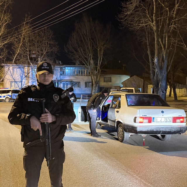 Yenişehir'de bayram arifesi huzur ve güven uygulaması