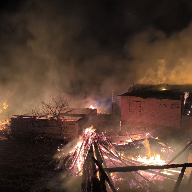 Bolu'da çıkan yangında çok sayıda yapı küle döndü