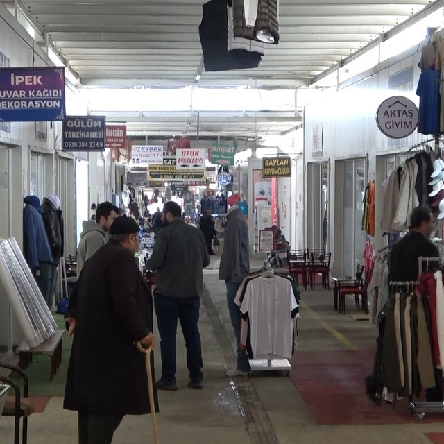 Malatya'da bayram öncesi çarşı durgun