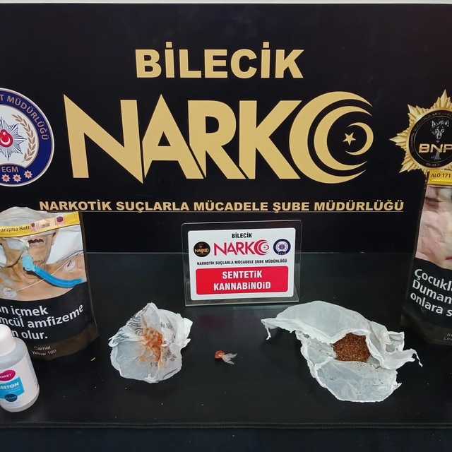 Bilecik'te narkotik operasyonu: 2 gözaltı