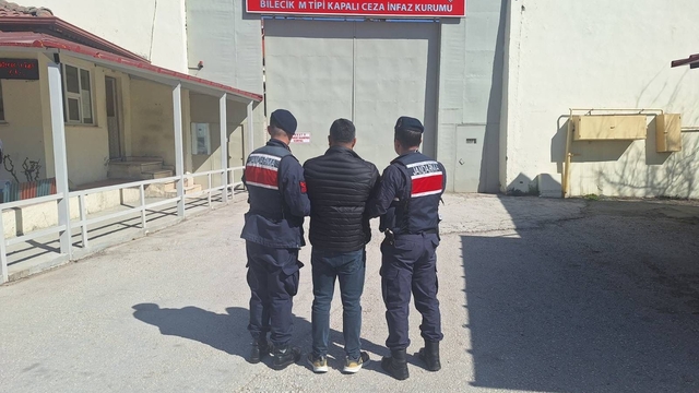 Bilecik'te 3 yıl 9 ay hapis cezası olan şahıs yakalandı