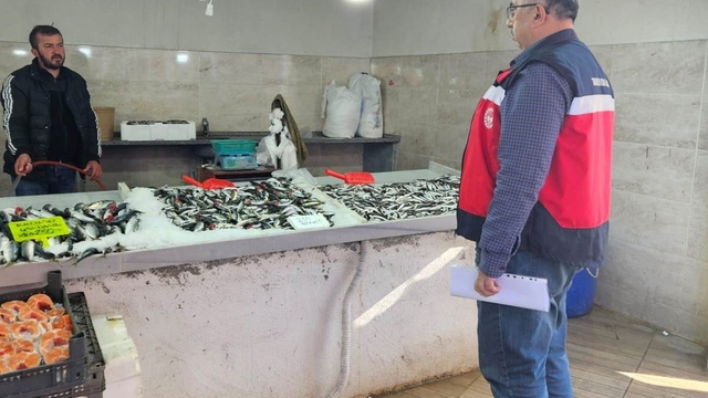 Emet'te balıkçılara yönelik denetim yapıldı