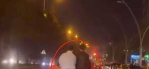 Patenli 2 kişinin tehlikeli yolculuğu kamerada