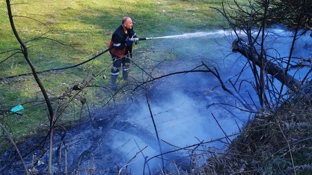 Sinop'ta yangın paniği