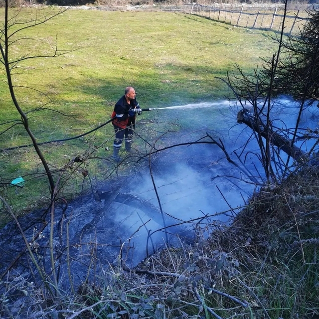 Sinop'ta yangın paniği