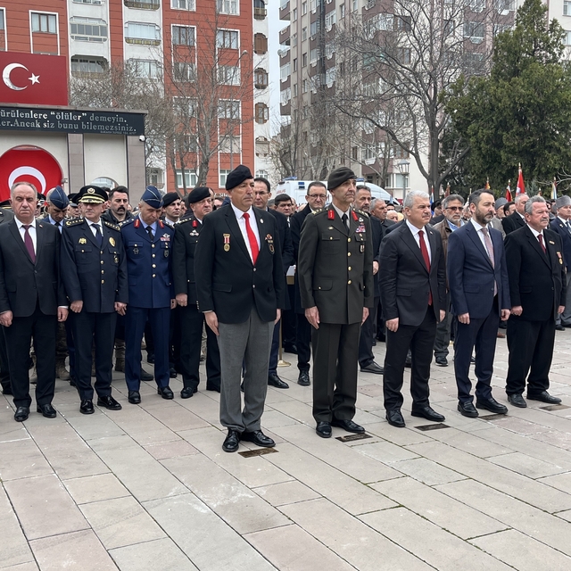 Konya'da Çanakkale Zaferi'nin 111'inci yıl dönümünde şehitler anıldı