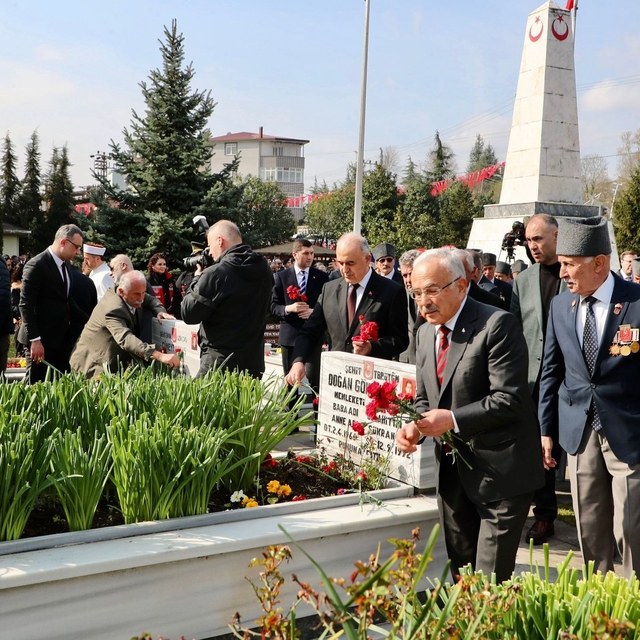 Ordu'da Çanakkale Zaferi'nin 111. yılında şehitler anıldı