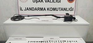 Uşak'ta 161 sikke ele geçirildi