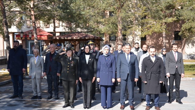 Tercan'da Çanakkale Zaferi'nin 111. yıl dönümü törenle anıldı