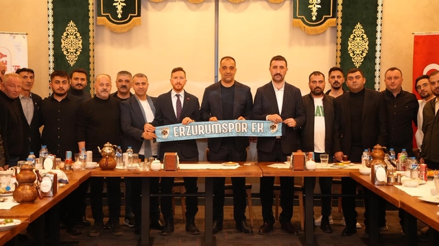 MHP'den Erzurumspor yönetimi ve taraftar gruplarına iftar programı